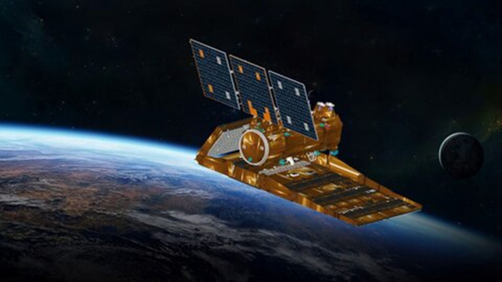 Satélite en órbita